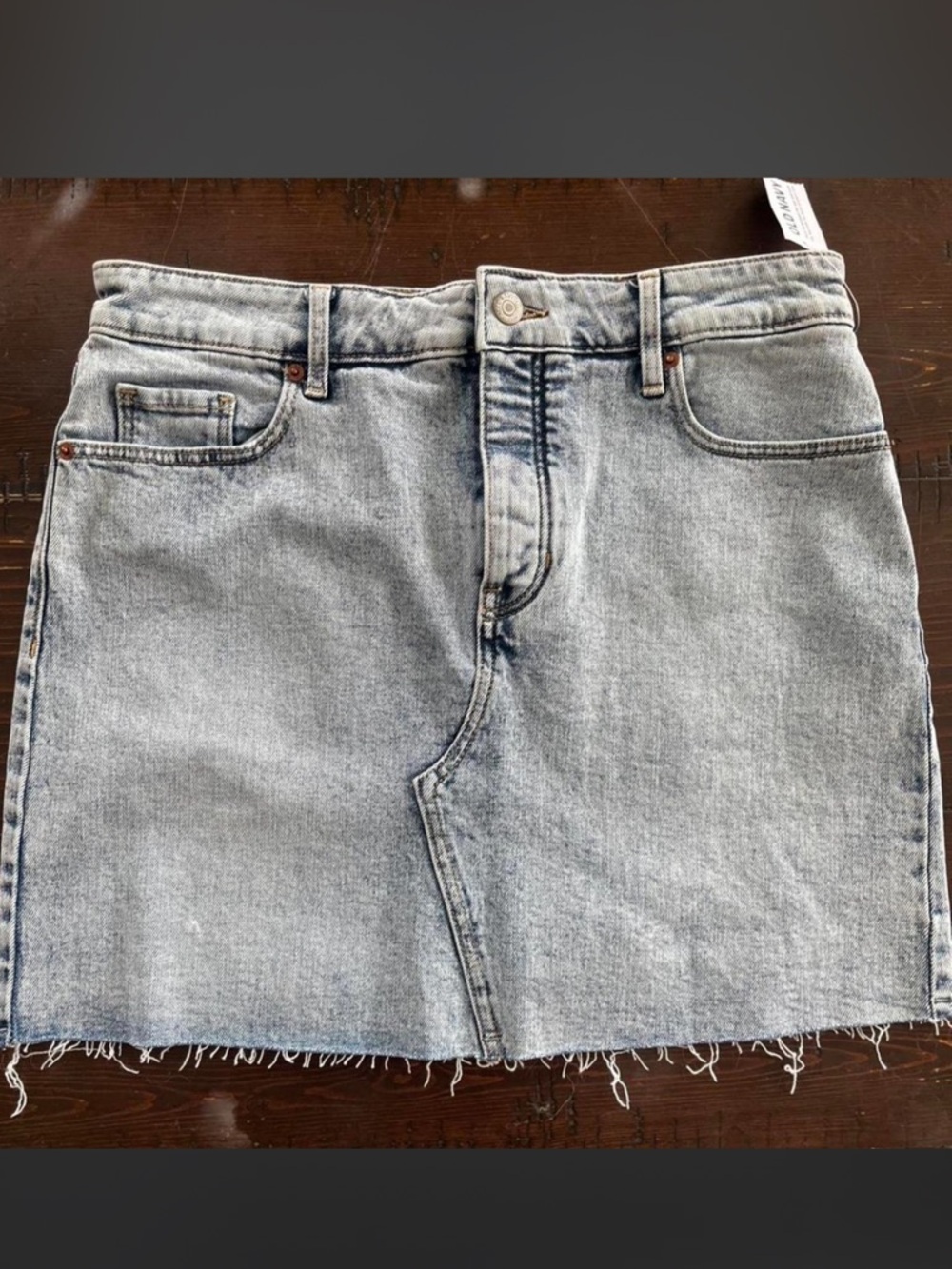 Old Navy Light Blue Denim Mini Skirt